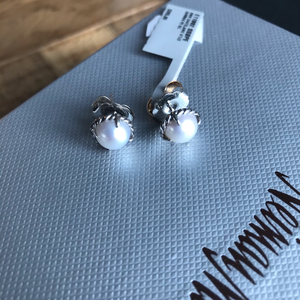 David Yurman Châtelaine Earrings with Pearls